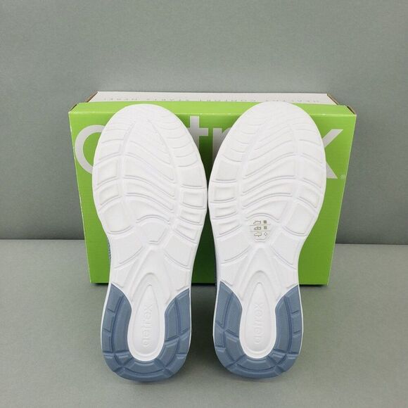 Aetrex Women's Size 10 Harley Slip-On Sneakers Storm Blue Walking Comfort Shoes - Picture 8 of 11